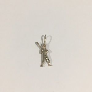 14k Yellow Gold Baseball ⚾️ Batter Charm